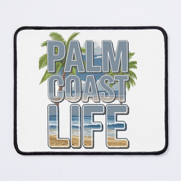 Item preview, Palm Coast Life Beach Scene designed and sold by CoastalCraze.
