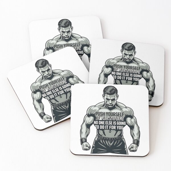 Item preview, Push Yourself – Motivational Fitness T-Shirt designed and sold by Sushikidsntoddlers.