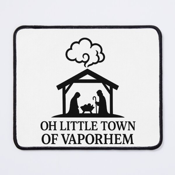 Item preview, Oh Little Town of Vaporhem – Vape Nativity Scene Minimalist Christmas Design designed and sold by House of Taste Vape Designs.