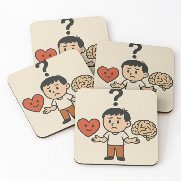 Item preview, Heart vs Mind – The Daily Struggle designed and sold by SV-Creation.
