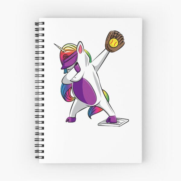 Item preview, Softball Dabbing Unicorn Girls Softball Dab Softball Gift Cute Softball Unicorn designed and sold by Rhynowear.