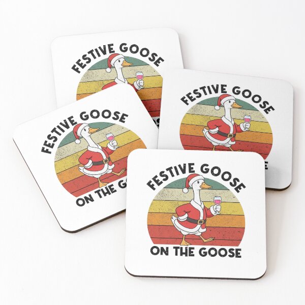 Item preview, Goose On Festive Funny The Silly Xmas Quote Goose Loose designed and sold by Rackaam777Art.