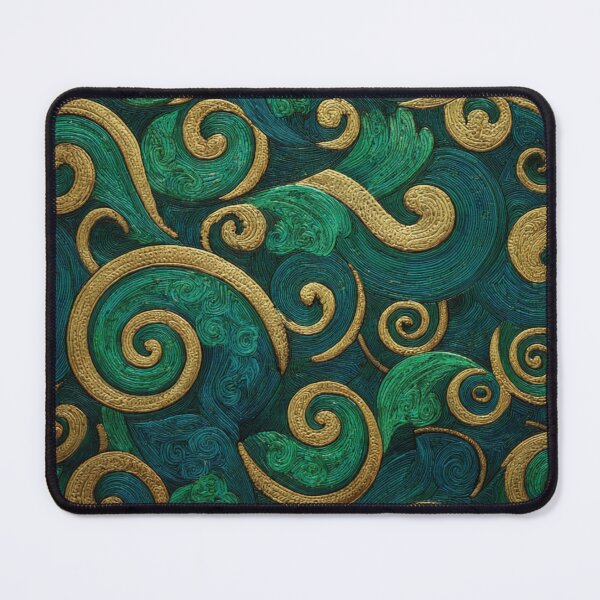 Item preview, New Zealand Māori Paua Pattern Koru Design 599 designed and sold by GrinGalore.