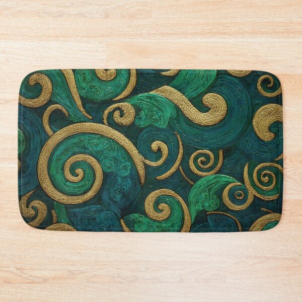 Item preview, New Zealand Māori Paua Pattern Koru Design 599 designed and sold by GrinGalore.