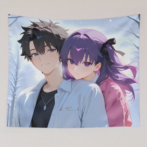Item preview, Sakura Matou Winter Embrace Fate Stay Night Anime Girl Waifu designed and sold by Raslbazola.