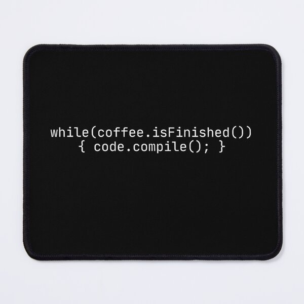 Item preview, Funny Programmer Coffee Code Loop designed and sold by Code & Quote.