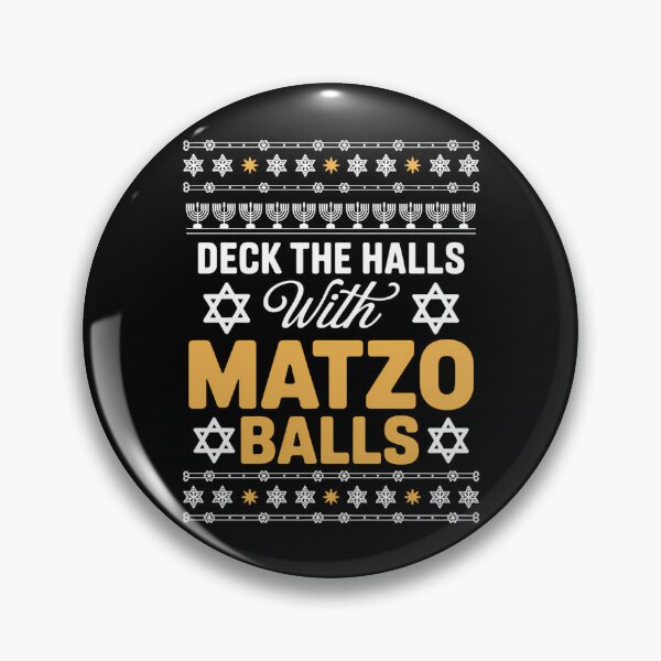 Item preview, Deck The Hall With Matzo Balls Ugly Hanukkah designed and sold by brynatshop.