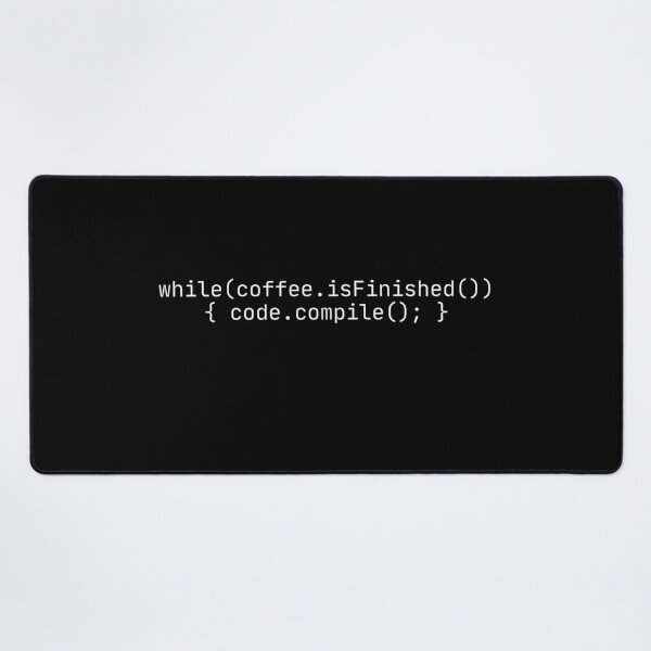 Item preview, Funny Programmer Coffee Code Loop designed and sold by Code & Quote.