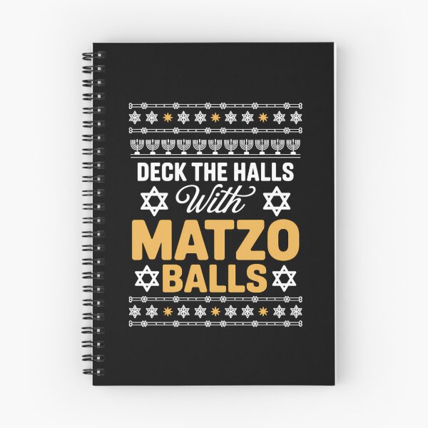 Item preview, Deck The Hall With Matzo Balls Ugly Hanukkah designed and sold by brynatshop.