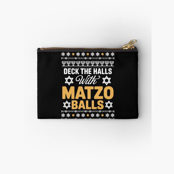 Item preview, Deck The Hall With Matzo Balls Ugly Hanukkah designed and sold by brynatshop.