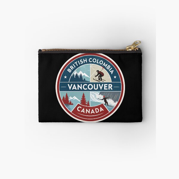 Item preview, Vancouver Canada Vintage Travel Sticker – British Columbia Adventure Design designed and sold by VividOrganica.