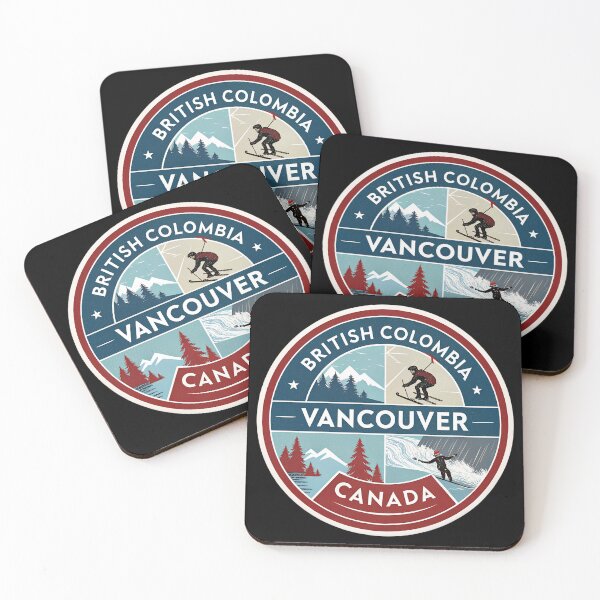Item preview, Vancouver Canada Vintage Travel Sticker – British Columbia Adventure Design designed and sold by VividOrganica.