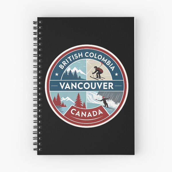 Item preview, Vancouver Canada Vintage Travel Sticker – British Columbia Adventure Design designed and sold by VividOrganica.