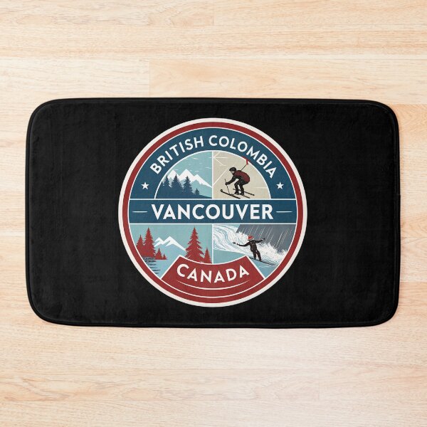 Item preview, Vancouver Canada Vintage Travel Sticker – British Columbia Adventure Design designed and sold by VividOrganica.