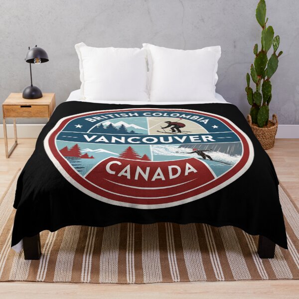 Item preview, Vancouver Canada Vintage Travel Sticker – British Columbia Adventure Design designed and sold by VividOrganica.
