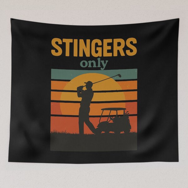 Item preview, Stingers Only Golf Player retro design designed and sold by LuminOrb.