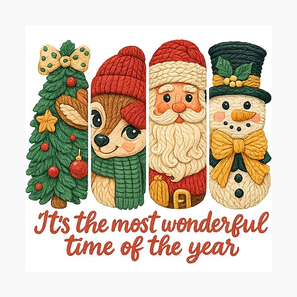 Item preview, Sweatshirt embroidery christmas｜Merry christmas yarn｜yarn christmas tree decorations designed and sold by PixelBlooming.