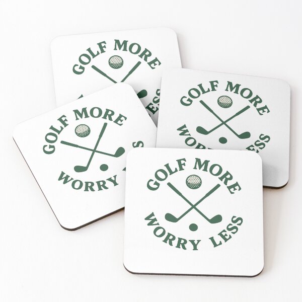 Item preview, Golf More Worry Less Funny Golf Player Design designed and sold by LuminOrb.