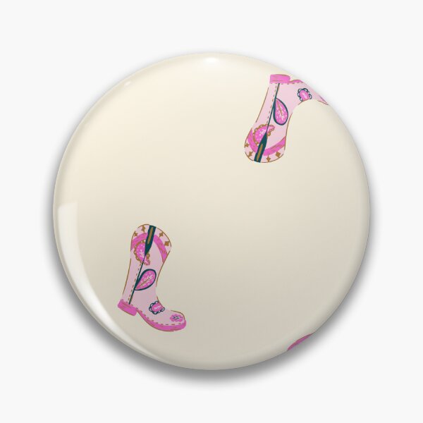 Item preview, Western Boots in Pink Tones on Cream - Cowgirl Aesthetic designed and sold by aneladesigns.
