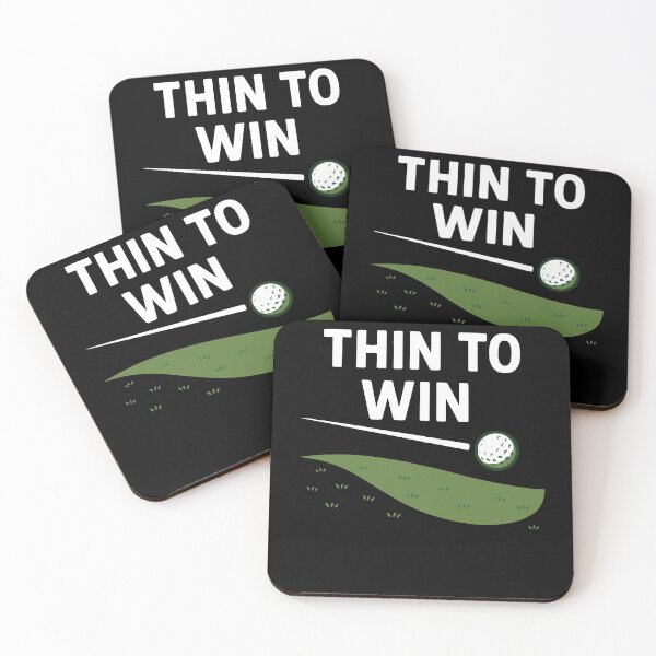 Item preview, Thin To Win Golf Player Humor Design designed and sold by LuminOrb.