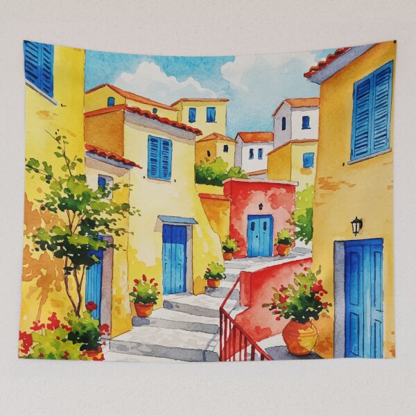 Item preview, Ancient street designed and sold by Design4uStudio.
