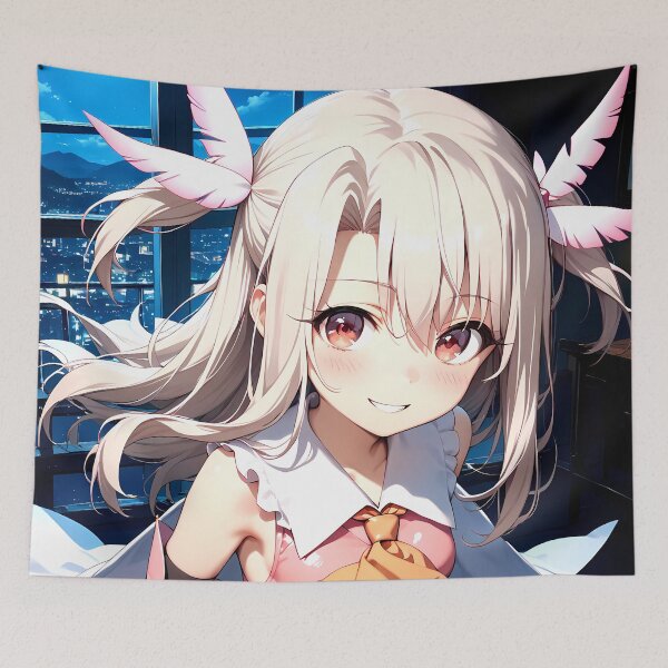 Item preview, Illyasviel von Einzbern Moonlit Smile Fate Stay Night Anime designed and sold by Raslbazola.