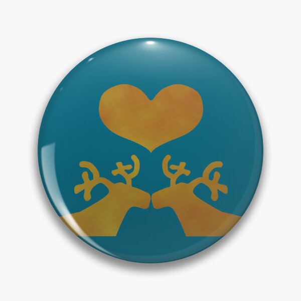 Item preview, Golden Reindeer couple on blue - Calm, Sensory-Friendly designed and sold by CreaTwinkles.