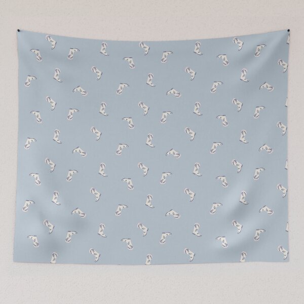 Item preview, Cowboy Cowgirl Boots in Coastal Granddaughter Aesthtic - blue tones  designed and sold by aneladesigns.