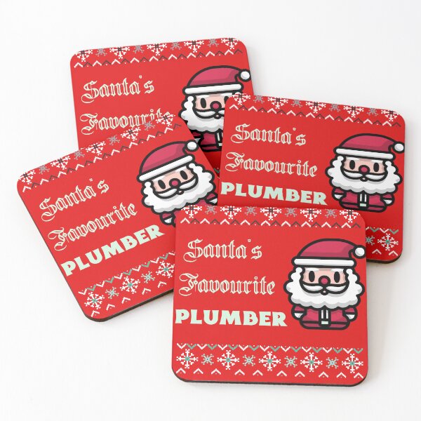 Item preview, Santa's Favourite PLUMBER designed and sold by SZ DesignZ.