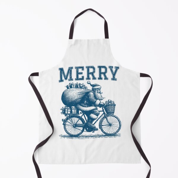 Item preview, Christmas | Santa | Bicycle | Merry designed and sold by Jcat7.
