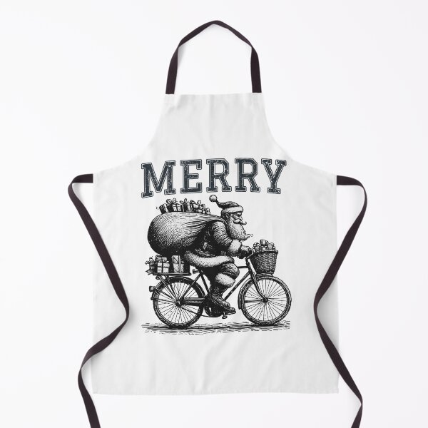 Item preview, Christmas | Santa | Bicycle | Merry designed and sold by Jcat7.
