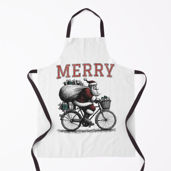Item preview, Christmas | Santa | Bicycle | Merry designed and sold by Jcat7.