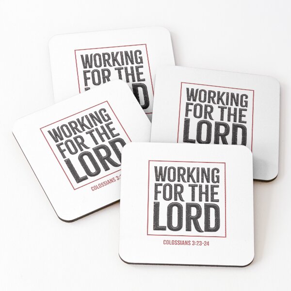 Item preview, Working for the Lord - Colossians 3:23 designed and sold by LambsPath.
