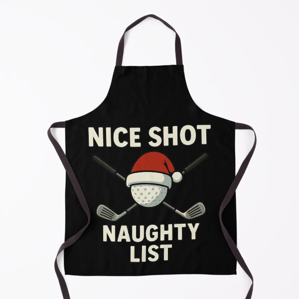 Item preview, Nice Shot Naughty List Funny Golf Xmas designed and sold by LuminOrb.