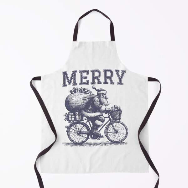 Item preview, Christmas | Santa | Bicycle | Merry designed and sold by Jcat7.