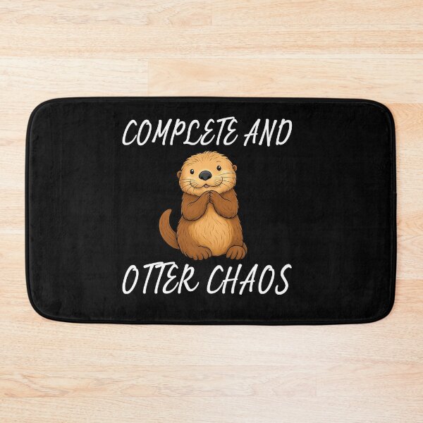 Item preview, Complete and Otter Chaos - Cute Otter Illustration designed and sold by TinaMDedrick.