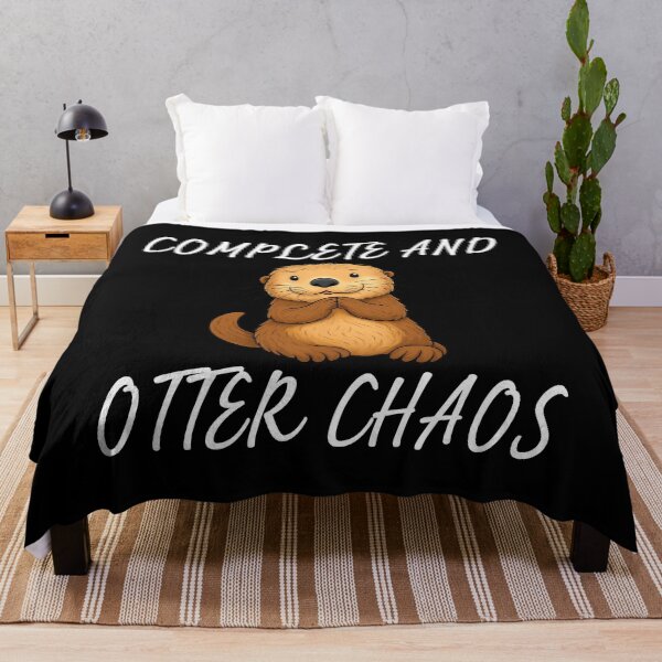Item preview, Complete and Otter Chaos - Cute Otter Illustration designed and sold by TinaMDedrick.
