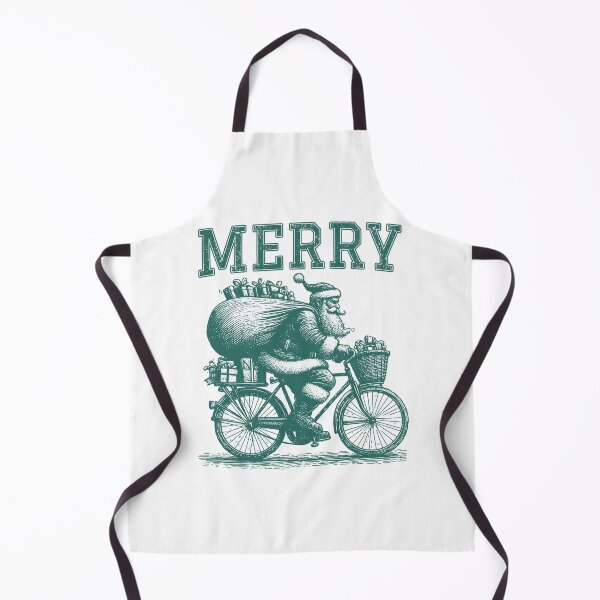 Item preview, Christmas | Santa | Bicycle | Merry designed and sold by Jcat7.