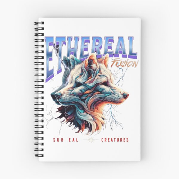 Item preview, Ethereal Fusion Wolves – Surreal Spirit Creature Artwork designed and sold by GloboStyle Design .