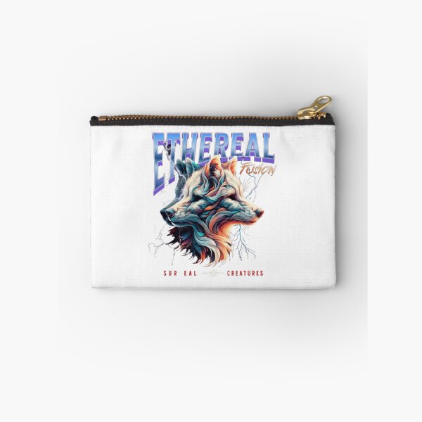 Item preview, Ethereal Fusion Wolves – Surreal Spirit Creature Artwork designed and sold by GloboStyle Design .