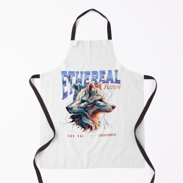 Item preview, Ethereal Fusion Wolves – Surreal Spirit Creature Artwork designed and sold by GloboStyle Design .