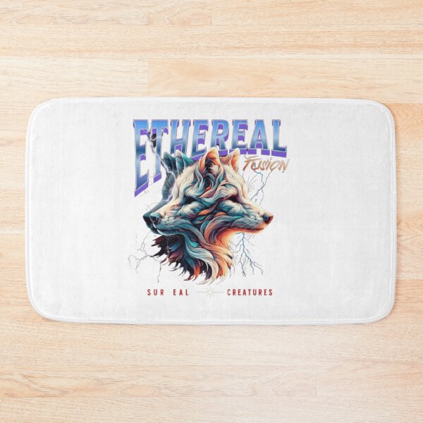 Item preview, Ethereal Fusion Wolves – Surreal Spirit Creature Artwork designed and sold by GloboStyle Design .