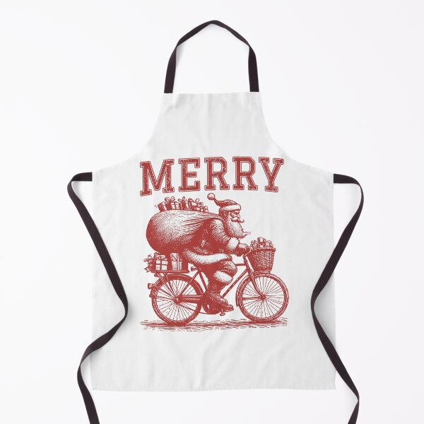 Item preview, Christmas | Santa | Bicycle | Merry designed and sold by Jcat7.