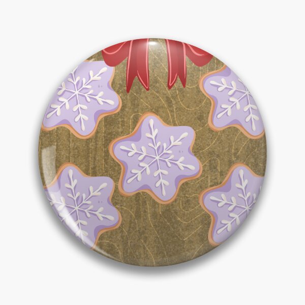 Item preview, Light purple christmas cookies designed and sold by serenebookworm.