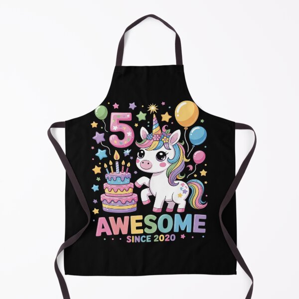 Item preview, Unicorn 5th Birthday 5 Year Old Unicorn Party Girls Outfit designed and sold by NeomiStoreSS.