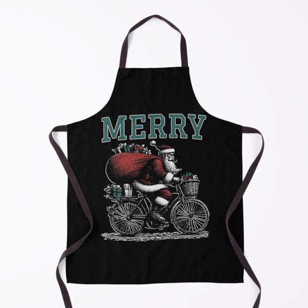 Item preview, Christmas | Santa | Bicycle | Merry designed and sold by Jcat7.
