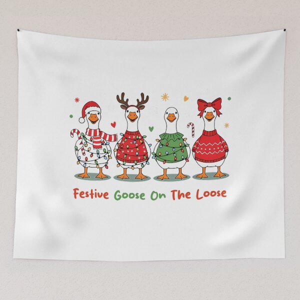 Item preview, Goose Loose The Silly Festive Quote Xmas Goose On Funny designed and sold by Rackaam777Art.