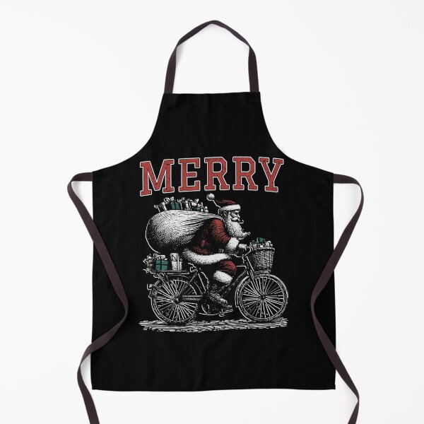 Item preview, Christmas | Santa | Bicycle | Merry designed and sold by Jcat7.