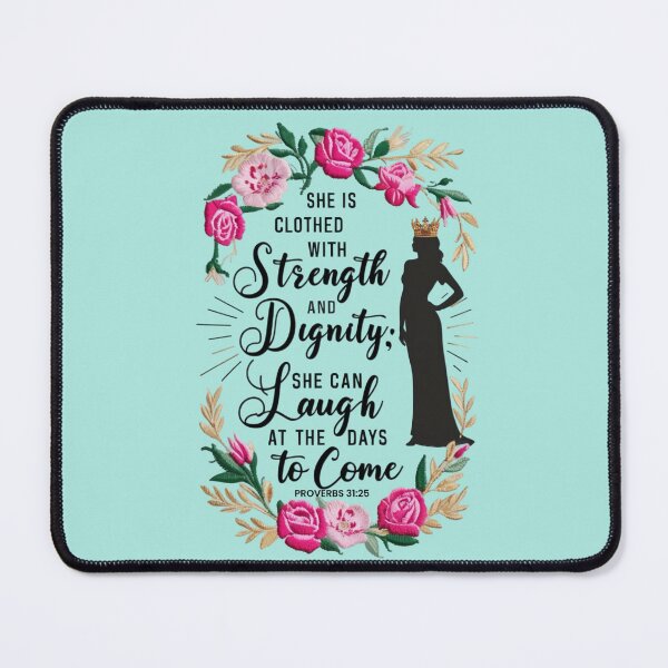 Item preview, Proverbs 31:25 | She Is Clothed with Strength and Dignity | Christian Women Scripture Design designed and sold by NoviaRobert.