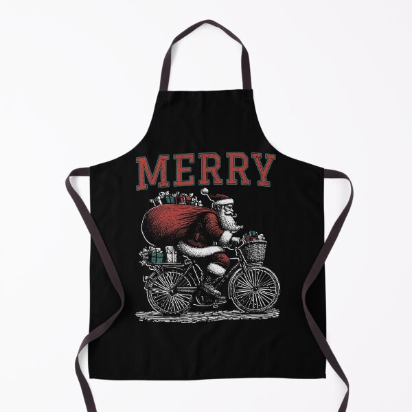 Item preview, Christmas | Santa | Bicycle | Merry designed and sold by Jcat7.